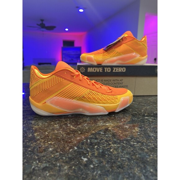 NIKE AIR JORDAN XXVIII 38 LOW "HEIRESS" TAXI-YELLOW SIZE 13 Men’s 14.5 W - Picture 1 of 12